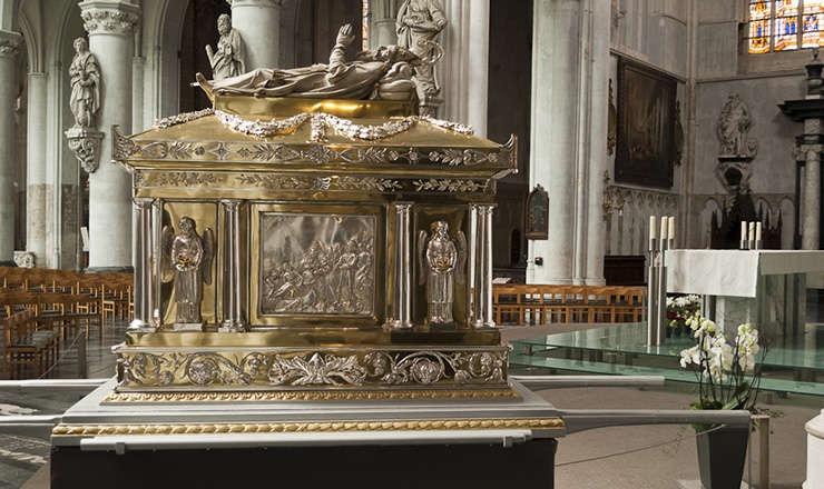 Het reliekschrijn van Sint-Rumoldus